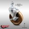 Service Caster 5 Inch SS High Temp Phenolic Swivel 12mm Threaded Stem Caster with Brake SCC SCC-SSTS20S514-PHSHT-TLB-M1215 - alternate 3